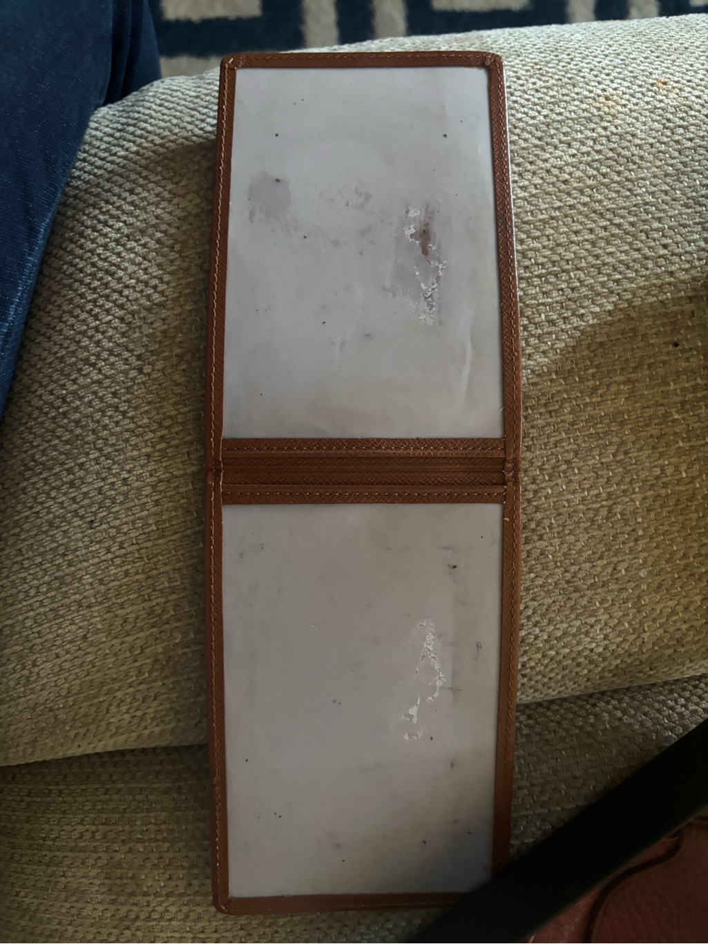 Louis Vuitton Brown Leather PassportCard Sleeve